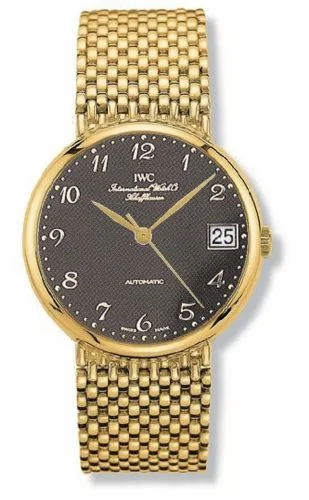 IWC Portofino Automatic Yellow Gold / Black - Breguet / Bracelet IW9261-01 (IW926101)